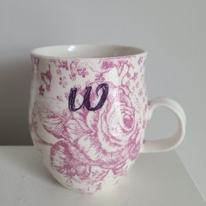 Anthropologie Initial "W" Mug